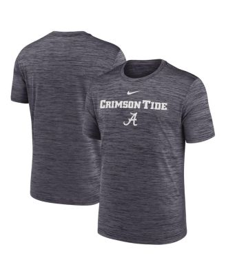Nike - Men's Black Alabama Crimson Tide 2025 Sideline Velocity Performance T-Shirt