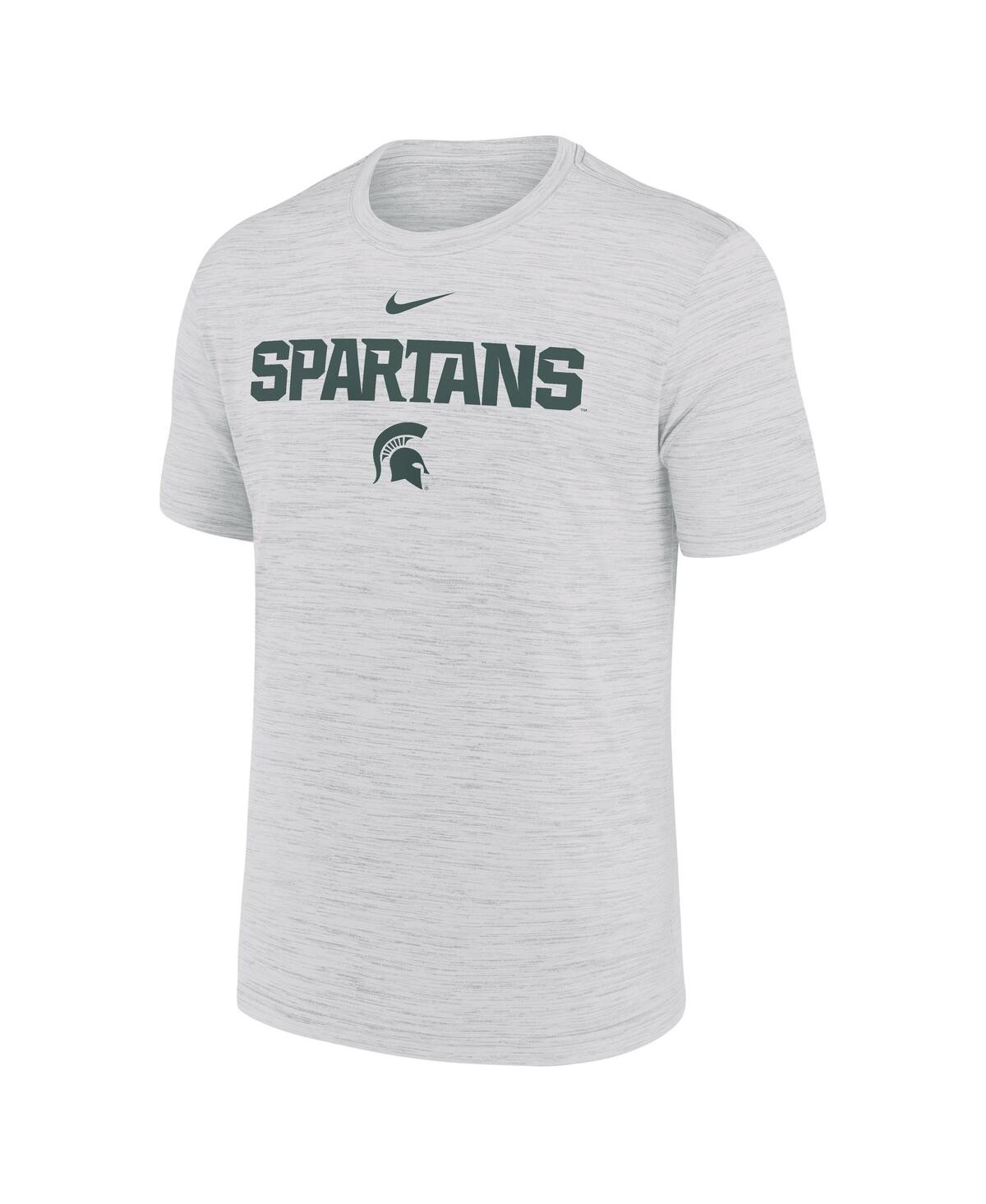 Nike Ash Michigan State Spartans 2025 Sideline Velocity Performance T-shirt In Gray