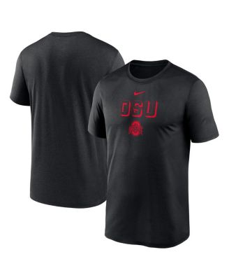 Nike - Men's Black Ohio State Buckeyes 2025 Sideline Legend Performance T-Shirt
