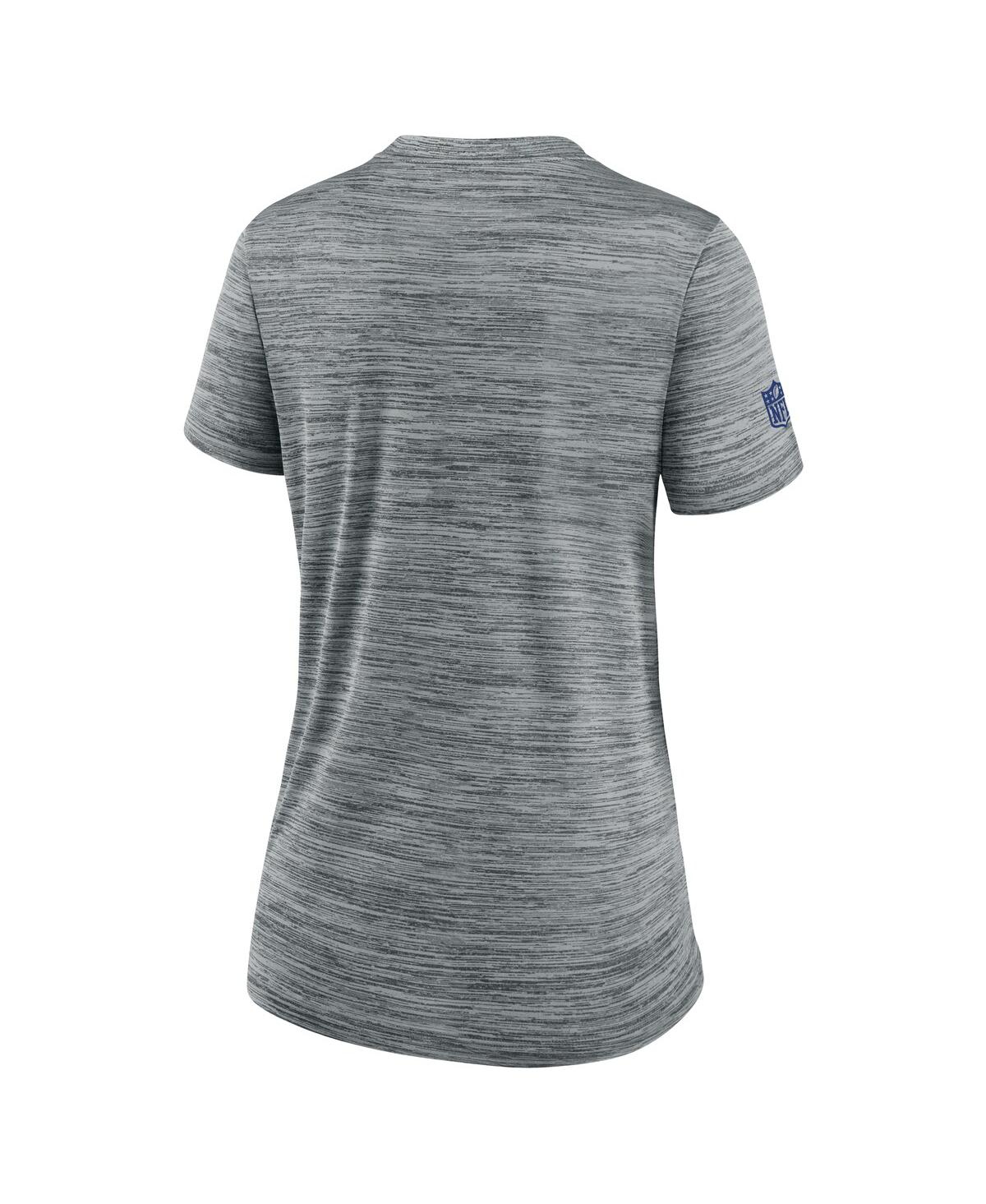 Nike Women's Heather Gray Buffalo Bills Offensive Line Velocity Performance T-shirt