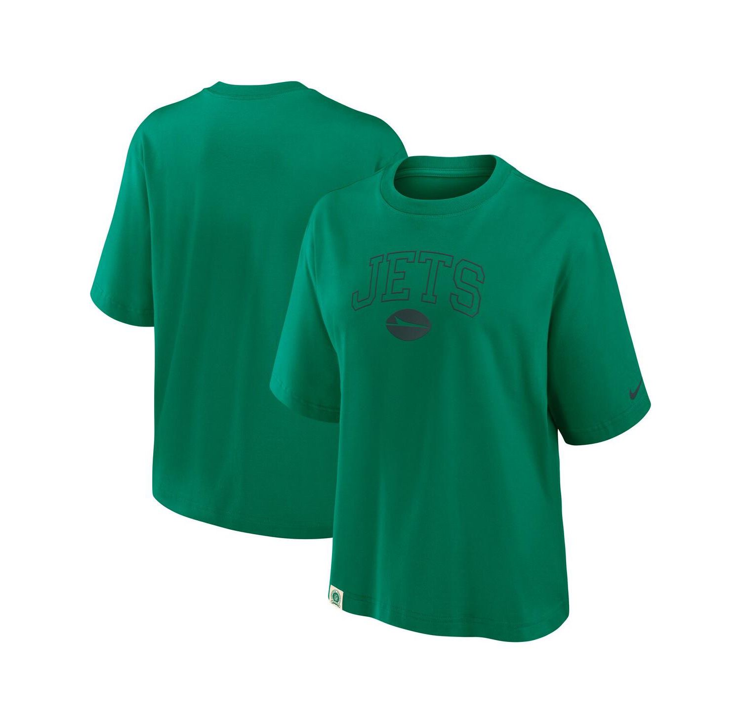 Women's Green New York Jets Glory Arch Boxy T-Shirt