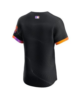 Men's Anthracite San Francisco Giants 2025 City Connect Elite Jersey