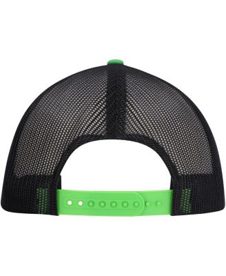 Men's White Pacifico A-Frame Floral Trucker Adjustable Hat