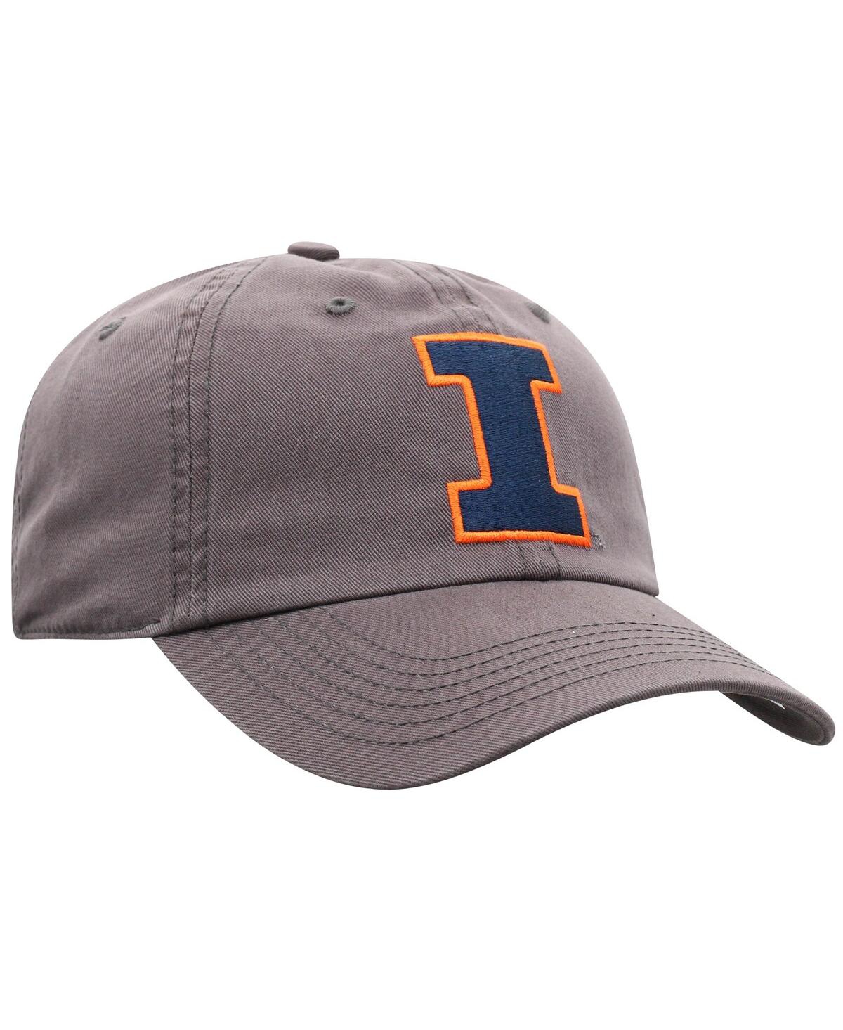 Men's Heather Charcoal Illinois Fighting Illini Champ Adjustable Hat - Heather Charcoal