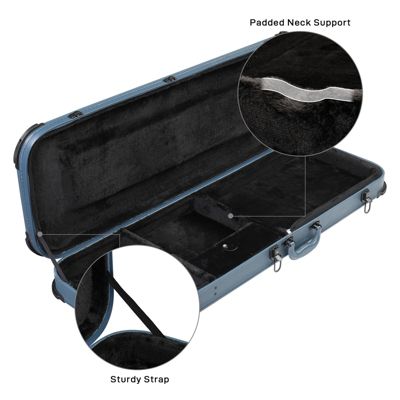 Electric Guitar Hard Case for Stratocaster ST Tele Guitar Hard Shell Lockable