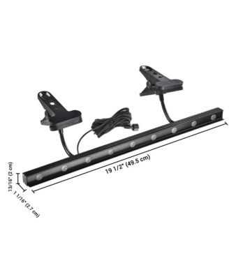 Instahibit Adjustable LED Light for Retractable Banner Stand Trade Show 4 Packs