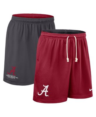 Nike - Men's Crimson/Charcoal Alabama Crimson Tide 2025 Sideline Reversible Performance Shorts