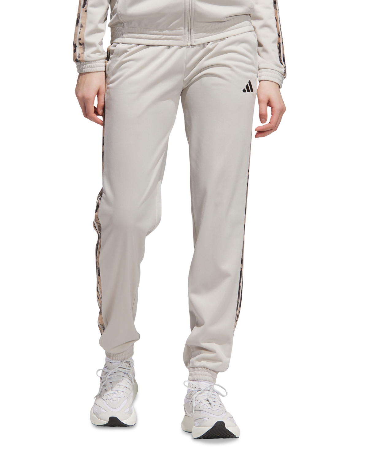Adidas Originals Women's Animal-print 3-stripes Tricot Pants