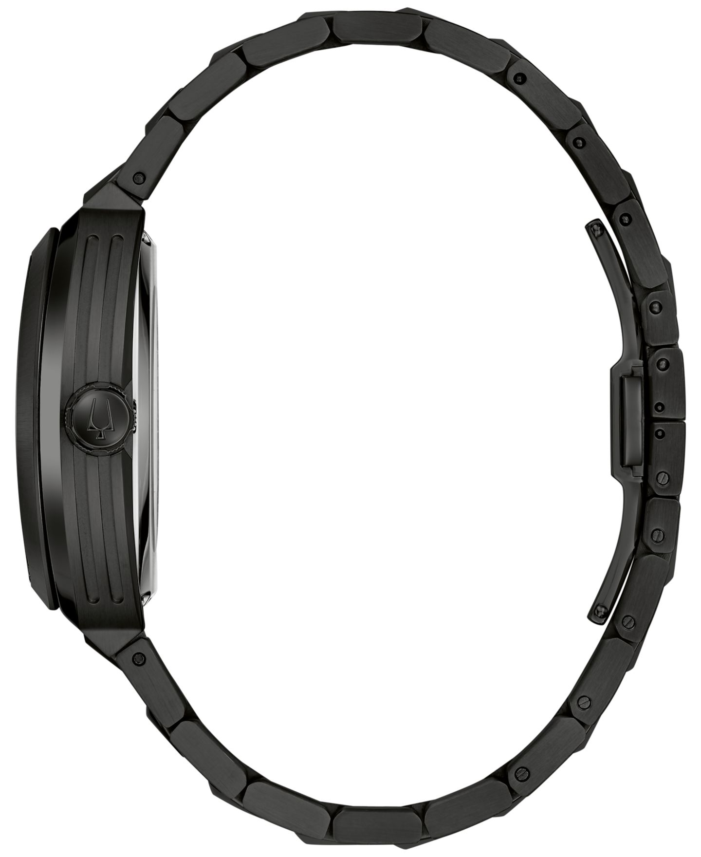 Мужские часы Bulova Maquina Automatic Black Stainless Steel Bracelet Watch 40mm — фото 3