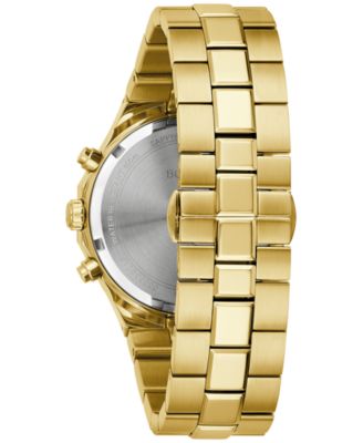 Men's Prestige Chronograph Gold-Tone Stainless Steel Bracelet Watch 40mm