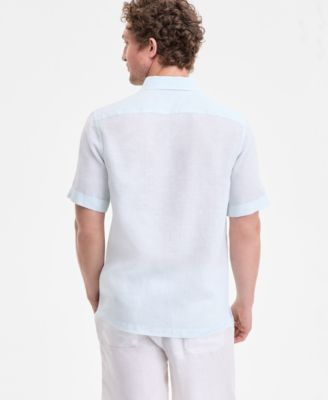 Men's 100% Linen Shirt, Created for Macy's 