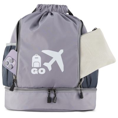Perfect Personal Travel Go Bag- Gray