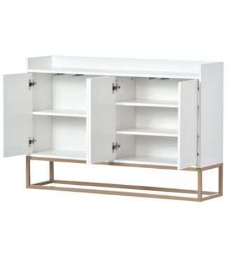 Modern Sideboard Elegant Buffet Cabinet With Large Storage Space For Dining Room, Entryway
