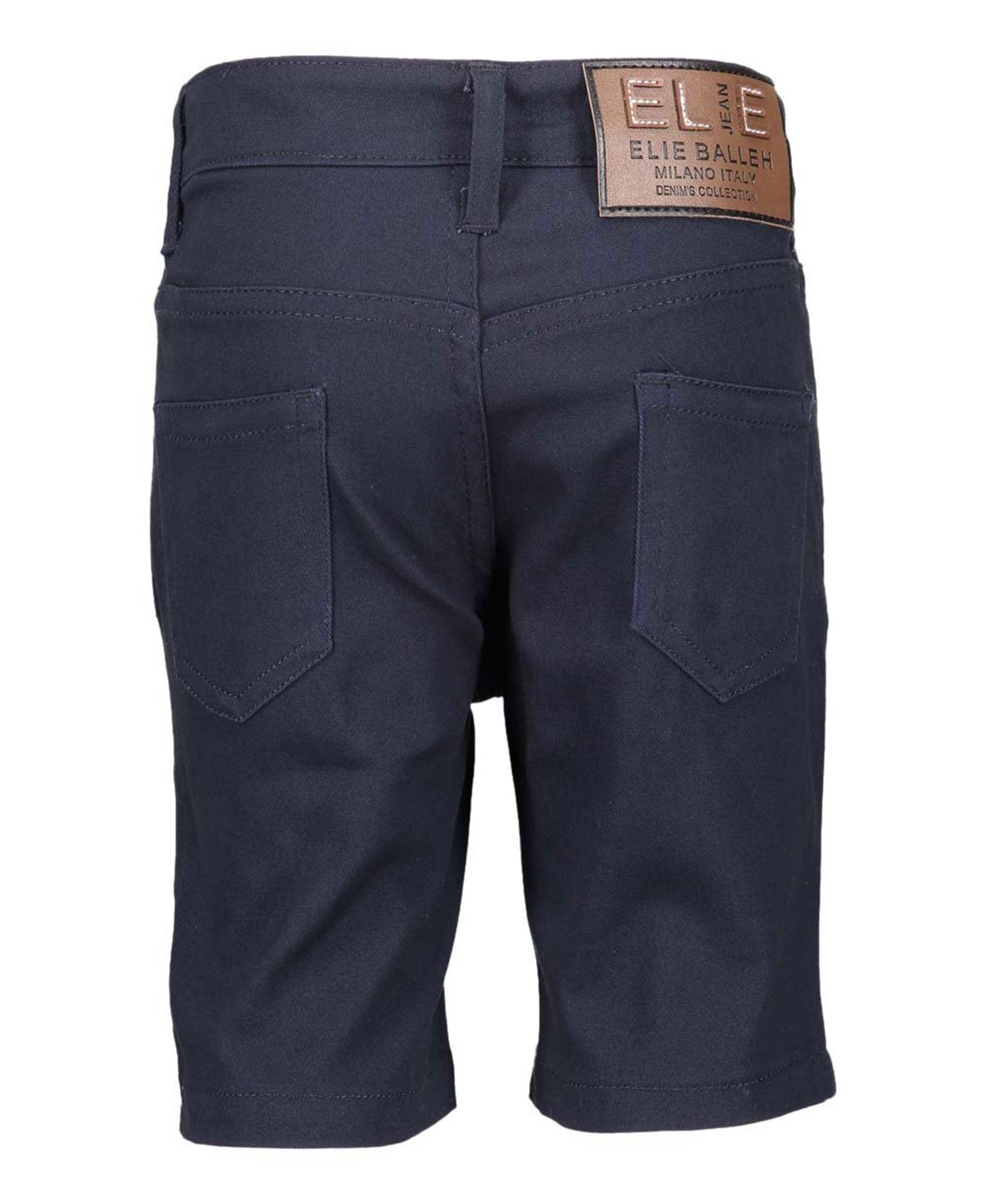 Big Boys Navy Cotton Twill Short