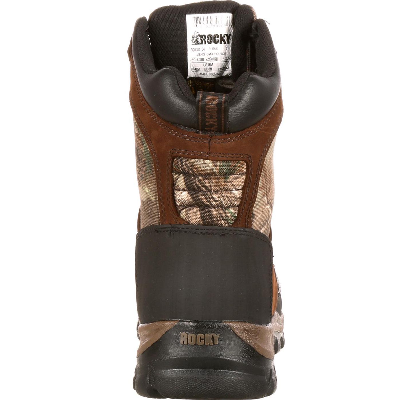 Мужские ботинки ROCKY Core Waterproof 400G Insulated Outdoor Boot, цвет: Коричневый — фото 4