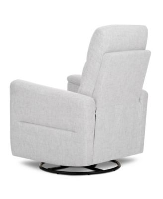 Peyton Manual Recline Glider with Full 360-Degree Swivel, Flexibility & Comfort, FSC Certified, in Fog Grey