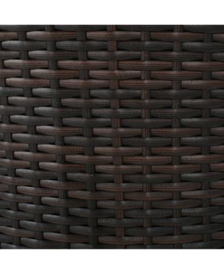 Outdoor Wicker Barstool Set - Patio Height