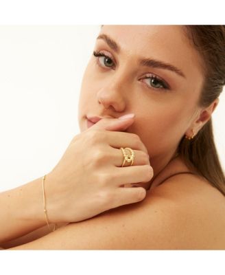 Italian Bead Chain Sterling Silver Satellite Bracelet