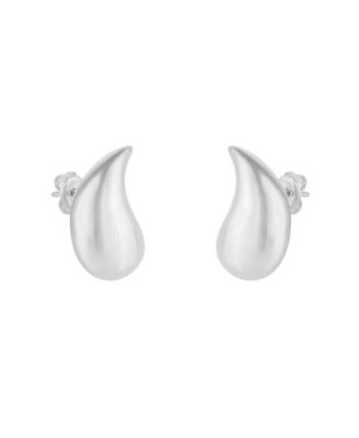 Pear Teardrop Earrings in Sterling