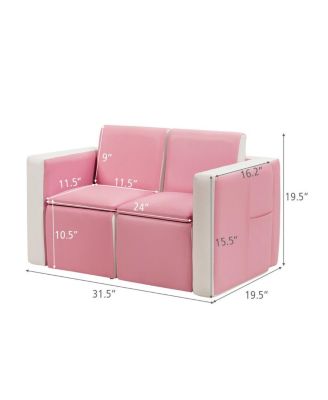 Multi-functional Kids Sofa Table Chair Set