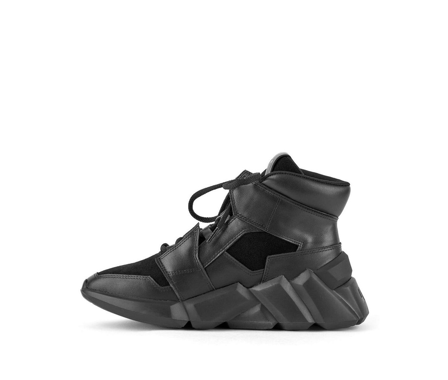 Мужские кроссовки United Nude Space Kick Jet Hi, цвет: Чёрный — фото 3