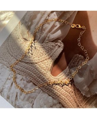 Love Heart Sterling Silver Chain Necklace