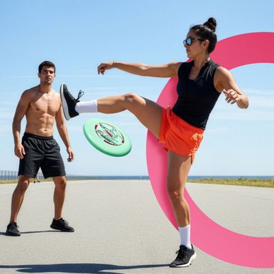 Frisbee Freestyle 160g Flying Disc, for Outdoor Fun - 2 Pack