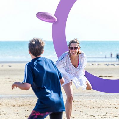 Frisbee Freestyle 160g Flying Disc, for Outdoor Fun - 2 Pack