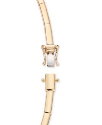 EFFY&reg; Diamond Round & Baguette 17" Collar Necklace (4 ct. t.w.) in 14k Gold (also available in White Gold)