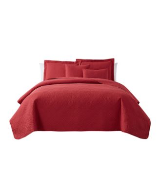 Diamond Embossed 5-Pc. Quilt Set, King/California King