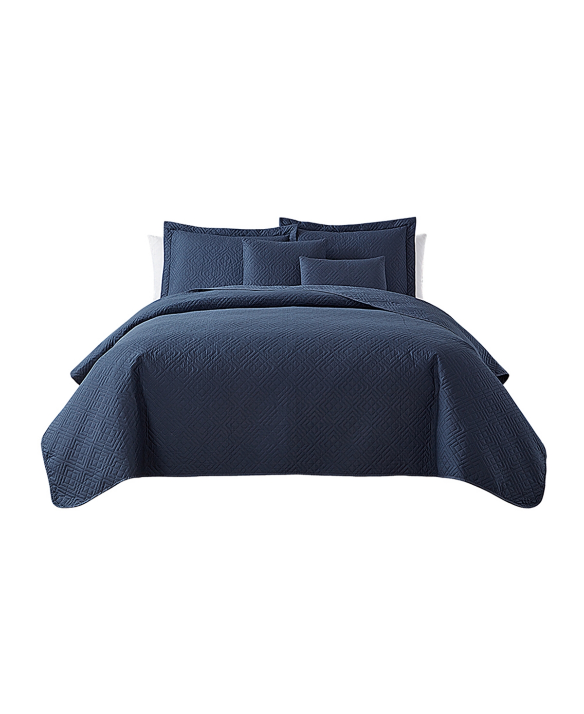Nestl Diamond Embossed 5-pc. Quilt Set, Full/queen