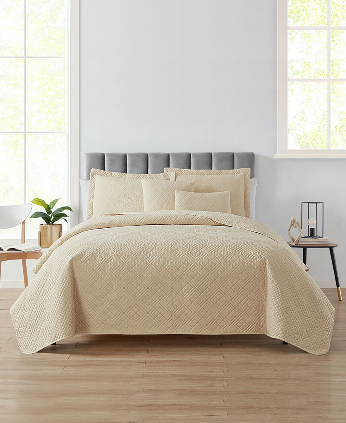 Nestl Diamond Embossed 4-pc. Quilt Set, Twin/twin Xl