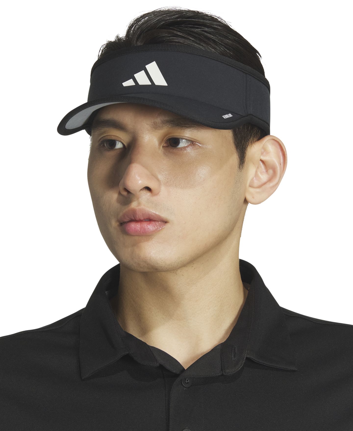Мужские козырьки adidas Superlite 3, цвет: Чёрный / Белый — фото 1