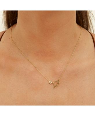 Sterling Silver Saturn Necklace