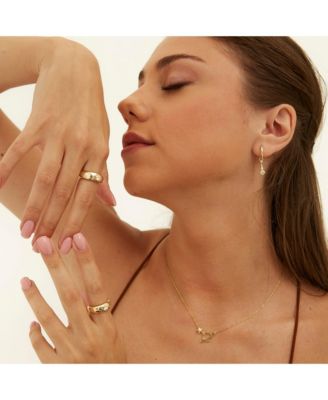 Sterling Silver Saturn Necklace