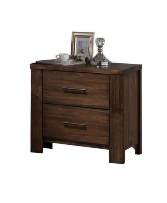 Modern Two-Drawer Nightstand with Sleek Design – Perfect for Bedroom Storage