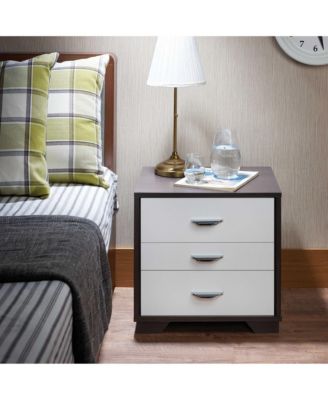 Rectangular Top Upholstered 2-Drawer Nightstand – Chic and Functional Bedroom Furniture