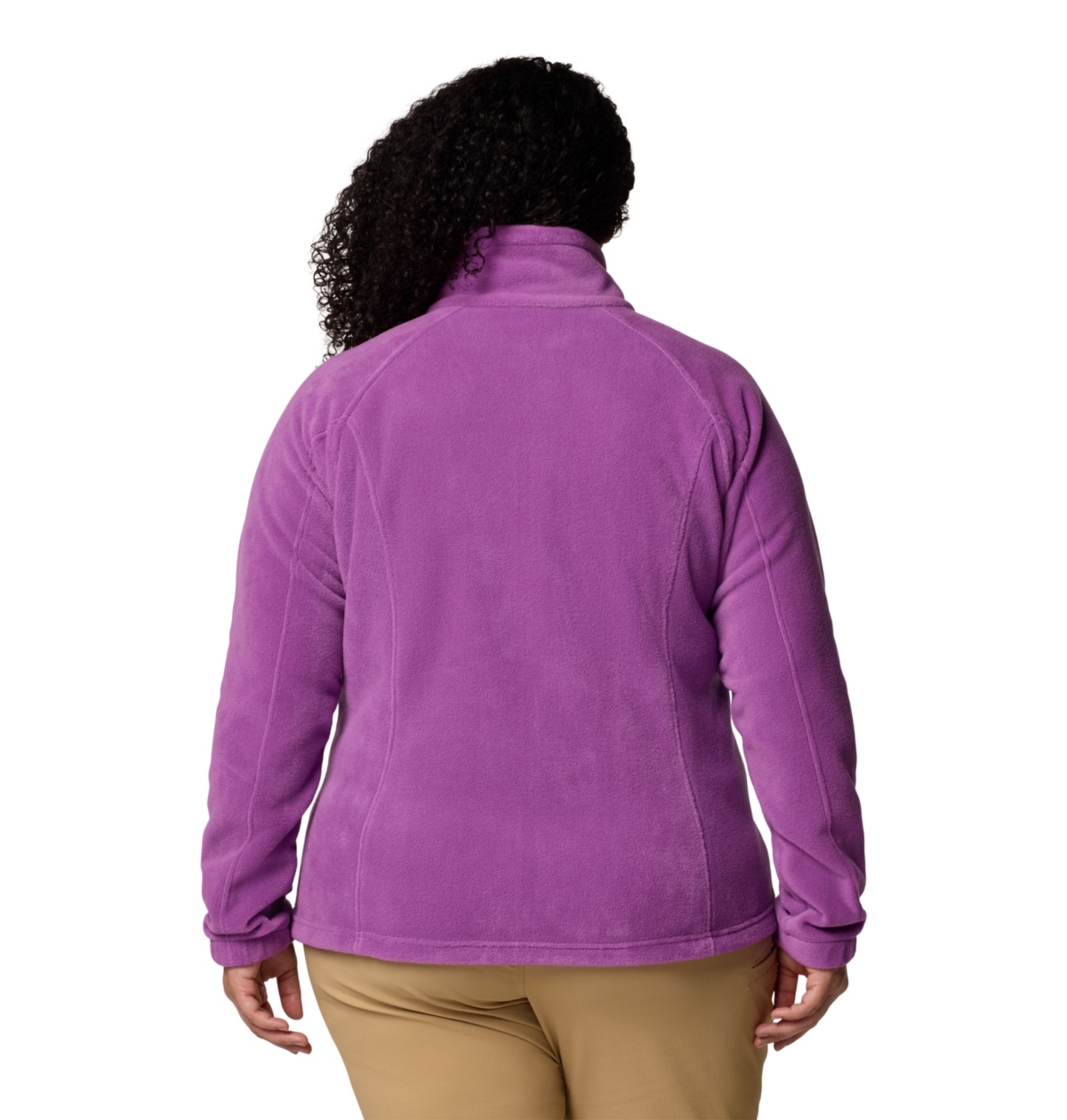 Columbia Plus Size Benton Springs Fleece Jacket In Purple