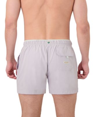 Men's Solid Woven Swim Trunks