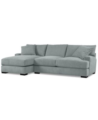 Rhyder 2-Pc. Fabric Chaise Sectional, Exclusively at Macy's