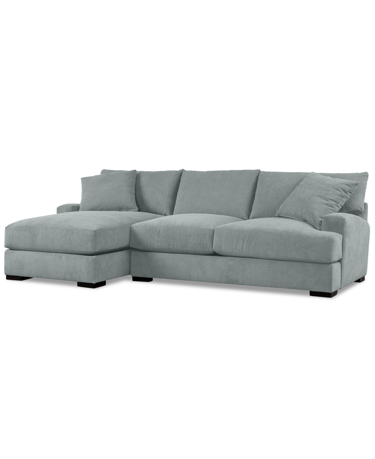 Macy's Rhyder 2-pc. Fabric Chaise Sectional, Exclusively At