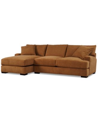 Rhyder 2-Pc. Fabric Chaise Sectional, Exclusively at Macy's