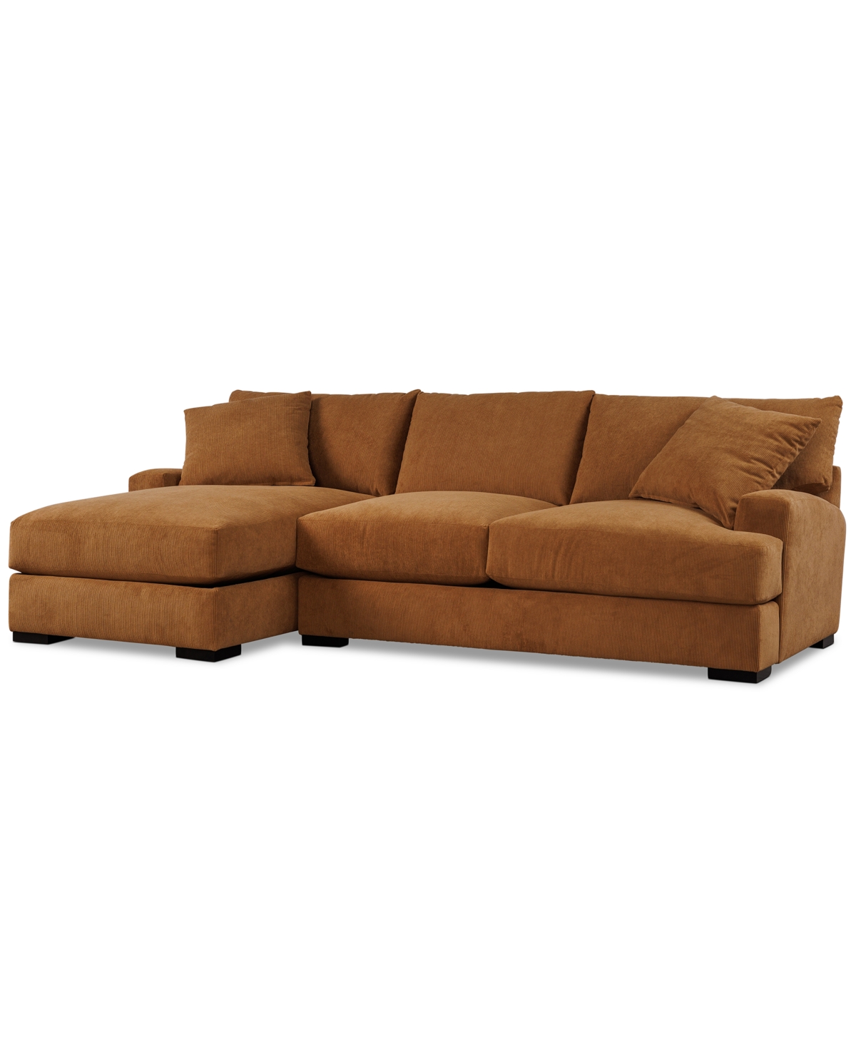 Macy's Rhyder 2-pc. Fabric Chaise Sectional, Exclusively At