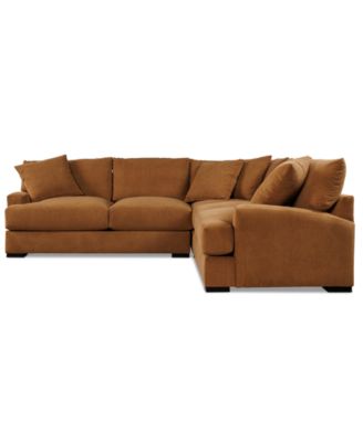 Rhyder 3-Pc. Fabric L Sectional, Exclusively at Macy's