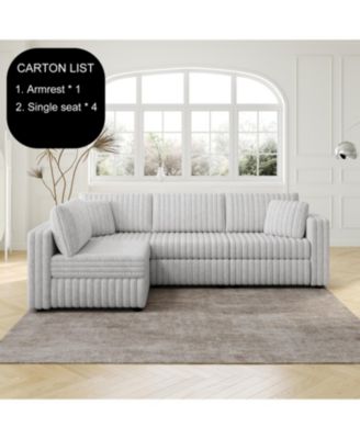 Streamdale Cozy L-Shaped Sofa Modern, Comfortable, Versatile