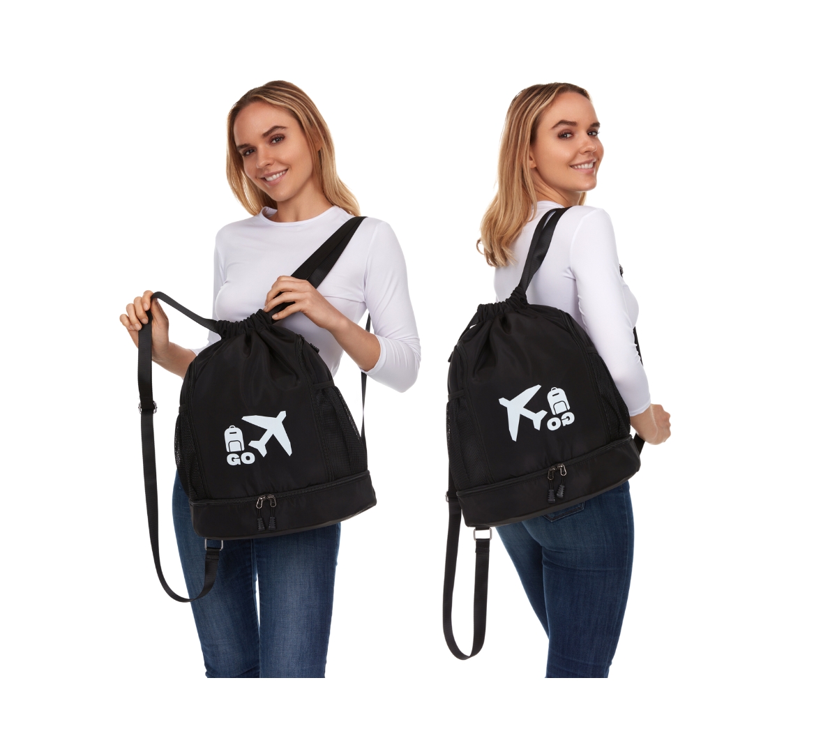Perfect Personal Travel Go Bag- Black