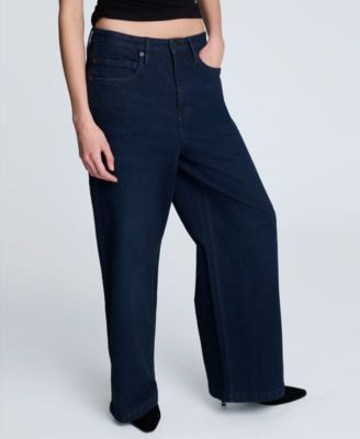 Women's Slouchy High-Rise Wide-Leg Jeans