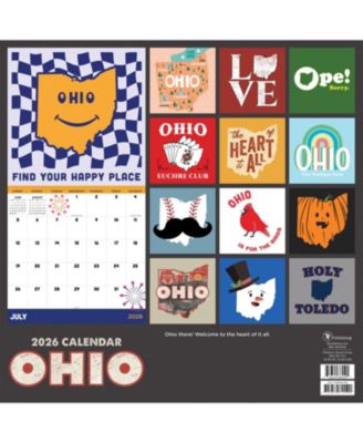 2026 Home: Ohio Wall Calendar