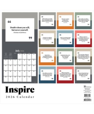 2026 Inspire Wall Calendar