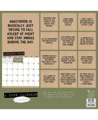 2026 Anti-Affirmations Wall Calendar